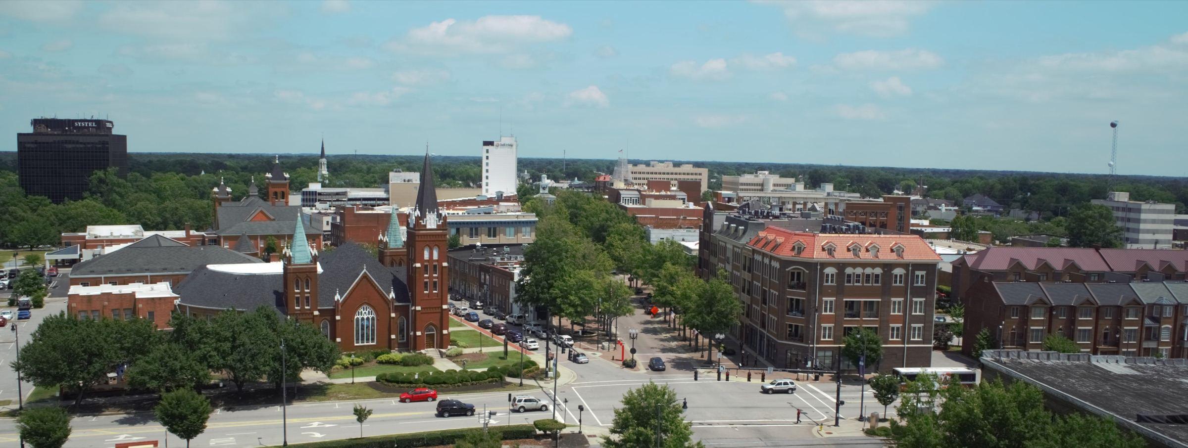 Downtown Fayetteville skyline