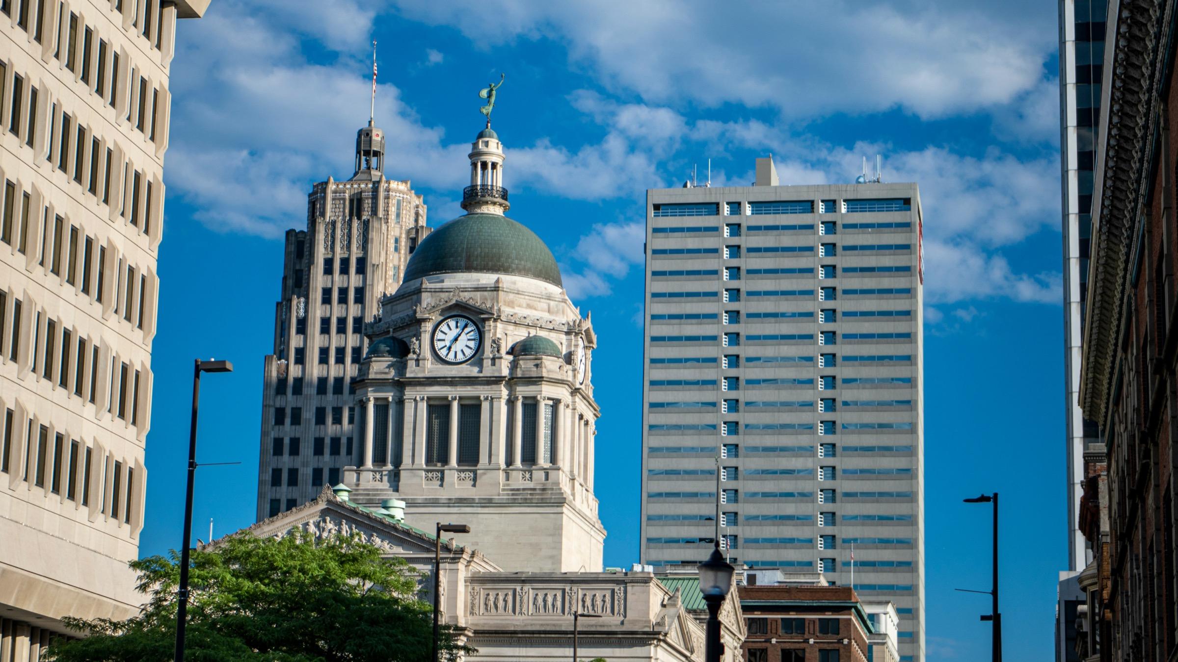 Allen County Courthouse in downtown Fort Wayne